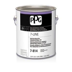 PPG 7-LINE® High Performance Coatings™ 7-817 Enamel Paint, 4 L Container, Liquid Form, Deep Rustic, 400 to 450 sq-ft/gal Coverage